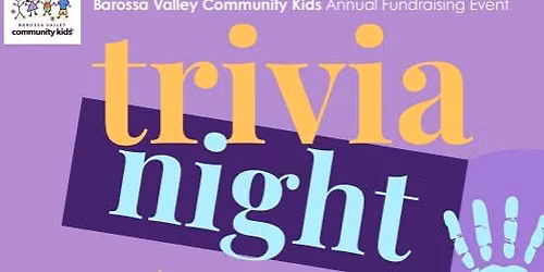 Barossa Valley Community Kids Trivia Night 