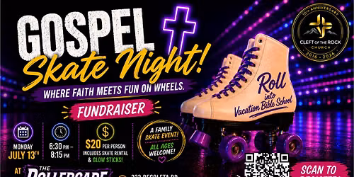 Gospel Skate Night w\/ C-Rock
