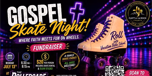 Gospel Skate Night w\/ C-Rock