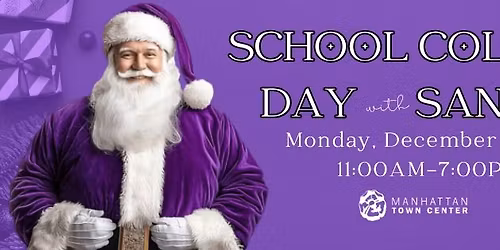 School Colors Day with Santa