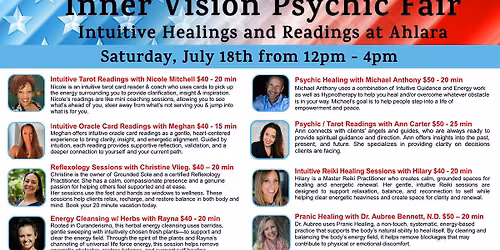 Inner Vision Psychic Fair