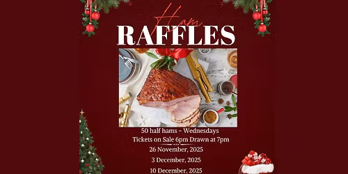 \ud83c\udf84 CHRISTMAS HAM RAFFLES \ud83c\udf84