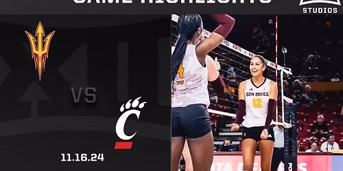 Arizona State Sun Devils Women's Volleyball vs. Cincinnati Bearcats