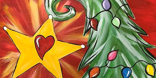 \ud83e\udd83\ud83c\udfa8 Gobble Up the Savings All November Long! Lightbulb Tree Canvas Paint & Sip Class