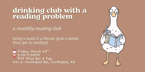 drinking club with a reading problem