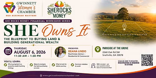 She Owns It: The Blueprint to Buying Land & Building Generational Wealth