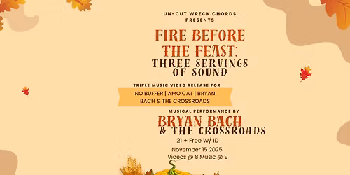 Music video release and show! No Buffer-AmoCat-Bryan Bach & The Crossroads