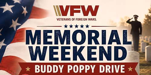 Memorial Weekend Buddy Poppy Drive