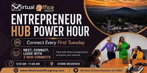 Entreprenuer Power Hour First Tuesday of The Month