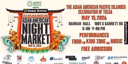 Asian American Night Market | Levitt Block Tulsa Concert Series