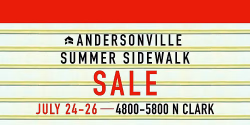 Andersonville Sidewalk Sale 