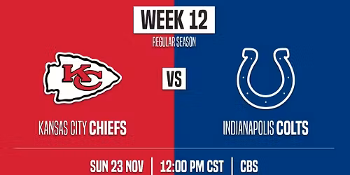 Kansas City Chiefs vs Indianapolis Colts