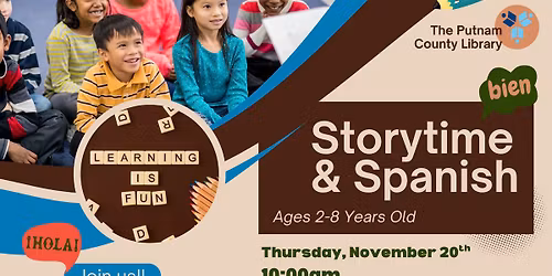 Story Time & Spanish: Ages 2-8