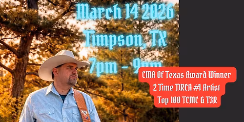 Jason Breedlove in East Texas, performing on the upcoming stage of East Texas