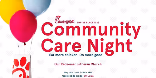 Our Redeemer Lutheran Community Care Night @ Empire Place