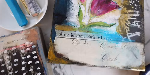 April Art Workshop -- Collage on Wood