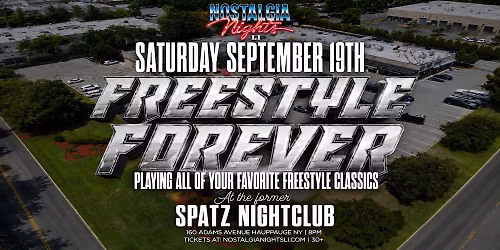 FREESTYLE NIGHT @ 160 ADAMS AVENUE (FORMER SPATZ)