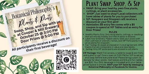 Botanical Philosophy\u2019s Plants & Pints