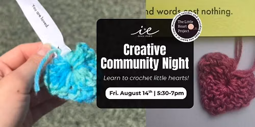Creative Community Night: Crochet Hearts (18+)