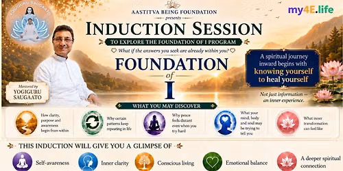 Induction Session-'Foundation of - I' by YogiGuru