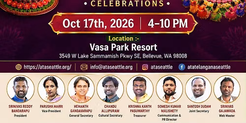 ATA Seattle - Bathukamma Sambaralu (\u0c2c\u0c24\u0c41\u0c15\u0c2e\u0c4d\u0c2e \u0c38\u0c02\u0c2c\u0c30\u0c3e\u0c32\u0c41) 2026
