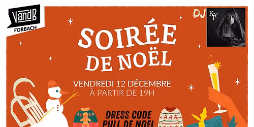 soirée de noël - vendredi 12 décembre