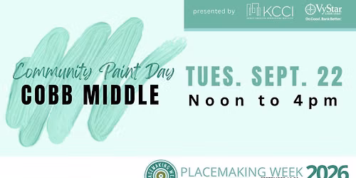 KCCI Placemaking Week | Cobb SHINES Community Paint Day