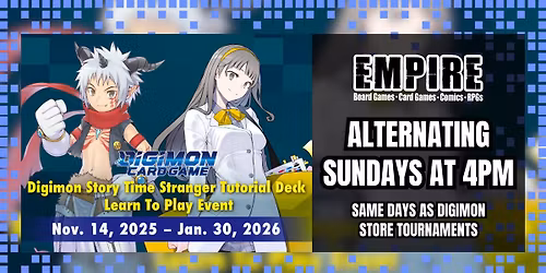 Digimon Story Time Stranger Tutorial Deck Learn To Play Event