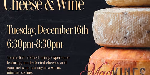 Cheese & Wine Pairing Class