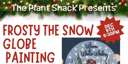 Frosty the Snow Globe Painting Workshop