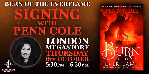 Penn Cole signing at Forbidden Planet