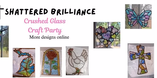 Market 1813 Crushed Glass Craft Party 