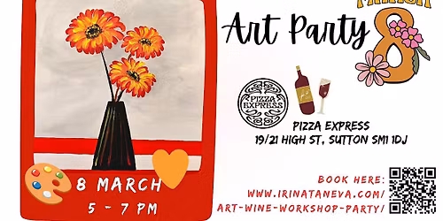 Sip & Paint Flowers - International Women's Day Celebration