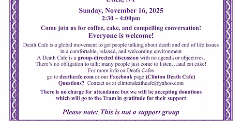 Clinton Death Cafe