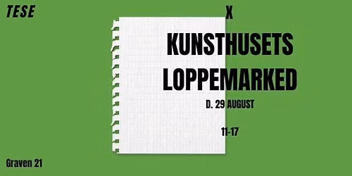 Teseian Summer: TESE-kunstnernes loppemarked i galleriet