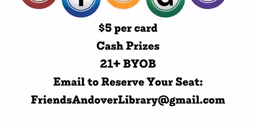 Friends of the Library Bingo