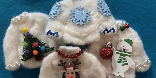 Needle Felted Ugly Sweater Ornaments