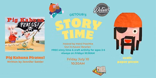 Detour Doughnuts Story Time- Pig Kahuna Pirates!