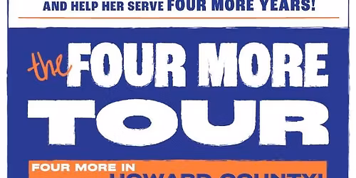 Brooke's Howard County Campaign Kickoff - The Four More Tour