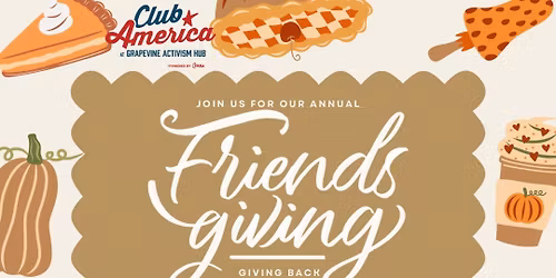 Food Drive Hosted By Club America Grapevine Activism Hub