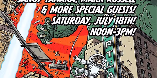 Godzilla vs. Portland - EXCLUSIVE cover with Michael & Laura Allred and MORE!