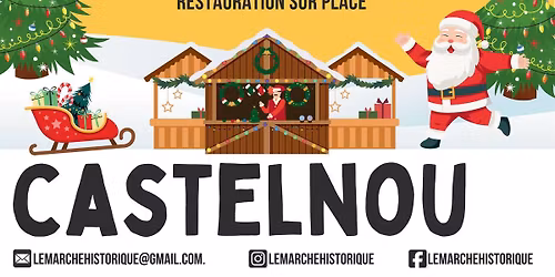 Le march\u00e9 historique de Castelnou f\u00eate No\u00ebl \ud83c\udf84 