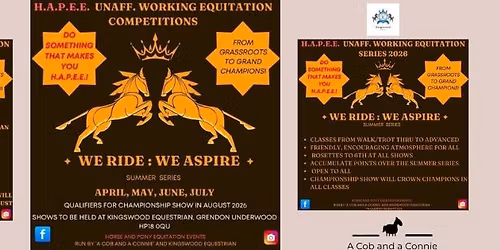 HAPEE Unaffiliated Working Equitation qualifier
