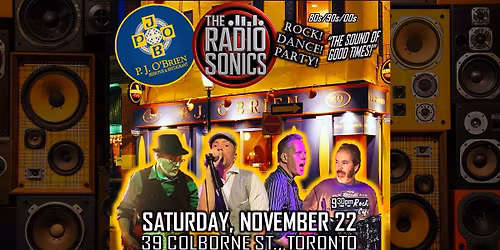P.J. O'Brien Irish Pub & The RadioSonics (Rock! Dance! Party!)
