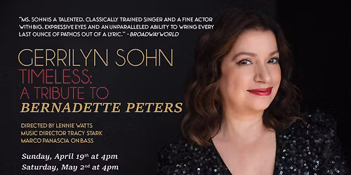 Timeless:  A Tribute to Bernadette Peters