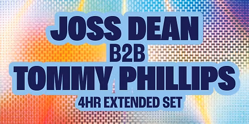 4 Years of Energy Cru: Joss Dean b2b Tommy Phillips (4hr set)