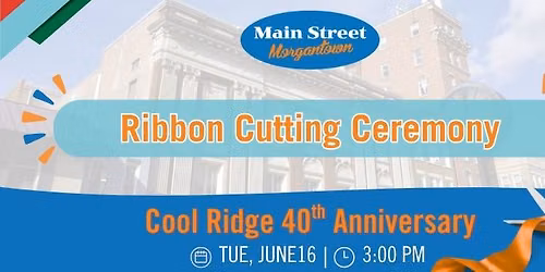 Cool Ridge 40th Anniversary Ribbon Cutting