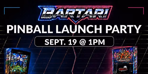 Sonic the Hedgehog and Transformers Pinball Launch Party