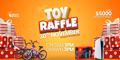 Toy Raffle at Heads Bowlo