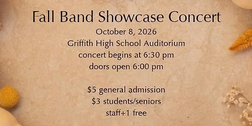 Fall Band Concert
